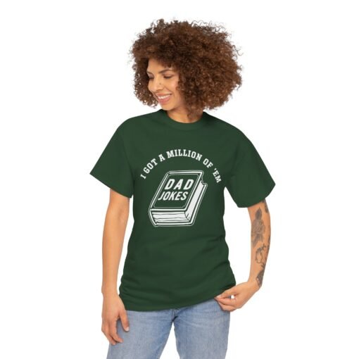 📚😄 Dad Joke Master Unisex T-Shirt – “I Got a Million of ’Em!” - Image 6