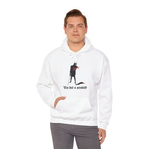 ⚔️ 'Tis But a Scratch Unisex Hoodie – Monty Python-Approved Resilience - Image 7
