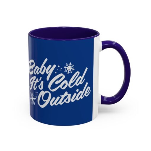 ☕ Baby It’s Cold Outside Color Accent Mug – Sip into the Season - Image 10