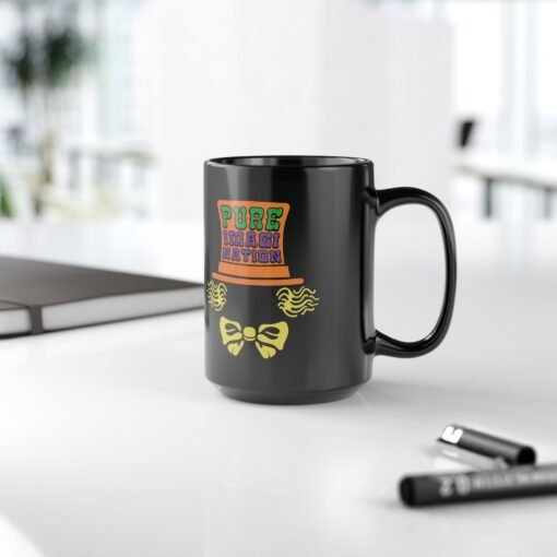 🎩☕ Pure Imagination Black Mug – Sip Into a World of Wonder - Image 13