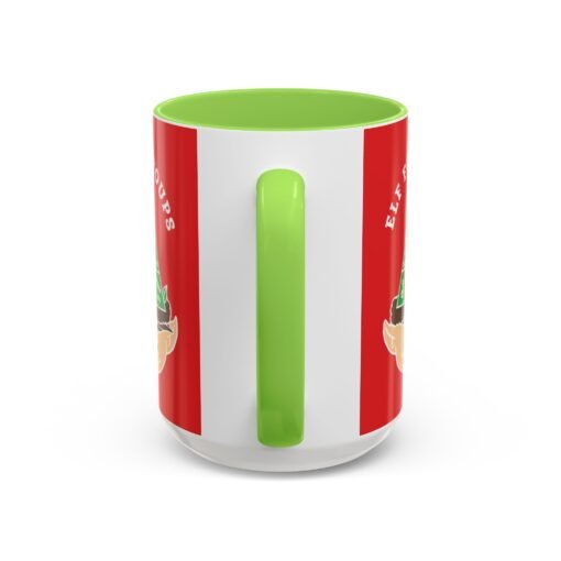 ☕🍬 Elf Food Groups Color Accent Mug – Sweet Sips from the North Pole - Image 71