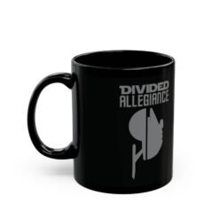 Alternative view of 🚀🛸 Divided Allegiance Black Mug – One Mug, Two Galaxies