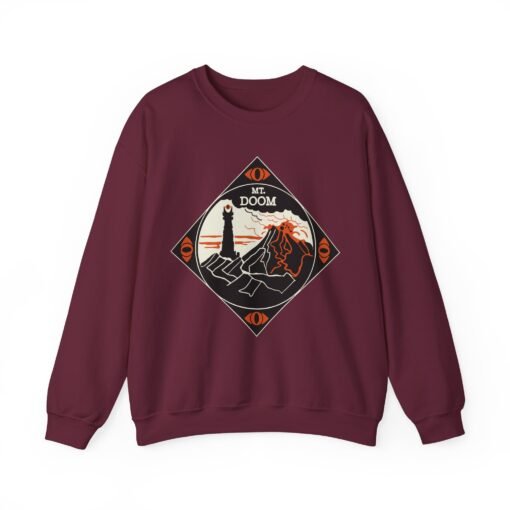🔥 Mount Doom & Eye of Sauron Unisex Sweatshirt – Dark Elegance for Bold Fans - Image 14