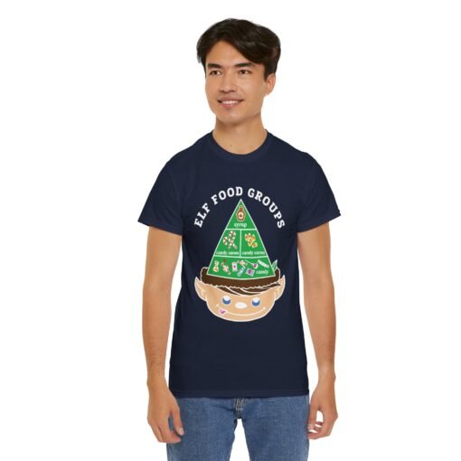 🍬 Elf Food Groups Unisex T-Shirt – Sweet Style, Straight from the North Pole - Image 6