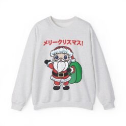 🎄 Kawaii Santa Unisex Sweatshirt – メリークリスマス, Cutified - Image 11