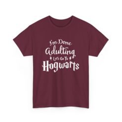🧙♂️📚 I’m Done Adulting Unisex T-Shirt – Let’s Go Somewhere Magical