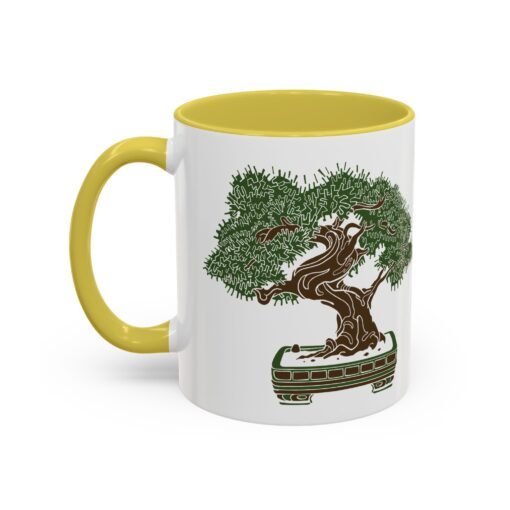 🌳 Bonsai Tree Accent Mug – Sip in Stillness - Image 48