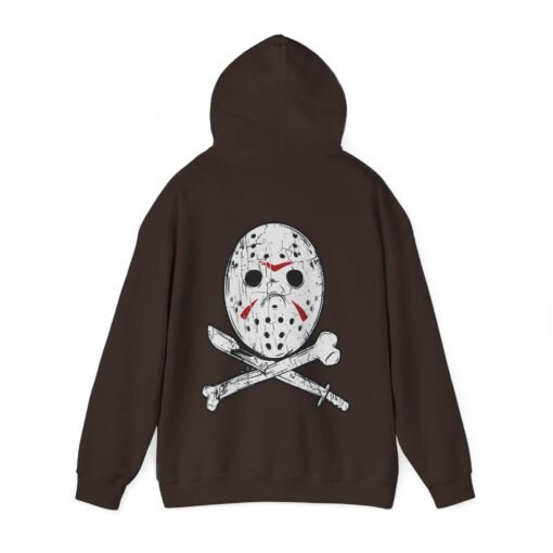 🏴‍☠️🔪 Camp Slasher Unisex Hoodie – Jason’s Jolly Roger Edition - Image 10