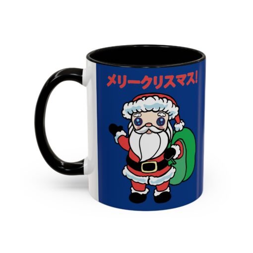 ☕ Kawaii Santa Color Accent Mug – メリークリスマス with Every Sip - Image 8