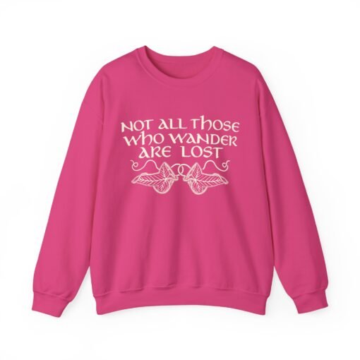 🌿 Not All Those Who Wander Are Lost Unisex Sweatshirt – Wander with Purpose - Image 22
