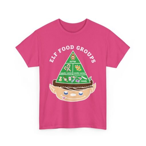 🍬 Elf Food Groups Unisex T-Shirt – Sweet Style, Straight from the North Pole - Image 17