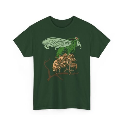 🐛 Molting Cicada Unisex T-Shirt – Transform in Style - Image 15