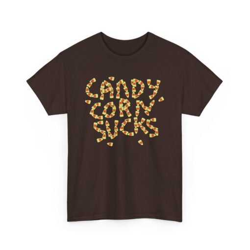 🍬🚫 Candy Corn Sucks Unisex T-Shirt – Sweet Font, Savage Truth - Image 13