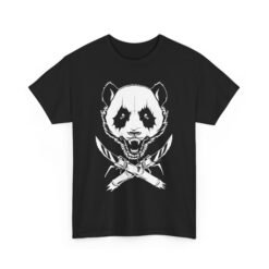 🐼🎸 Black Metal Panda Unisex T-Shirt – Cute, Grim, and Brutal