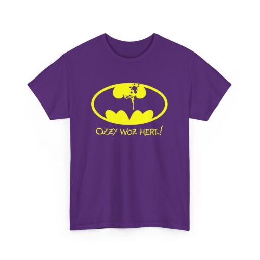 🦇🤘 Ozzy Was Here Unisex T-Shirt – Bat Signal with a Bite - Image 17