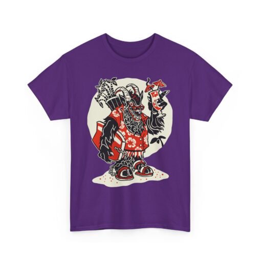 🏖️ Krampus Island Unisex T-Shirt – Naughty List, Meet Paradise - Image 18