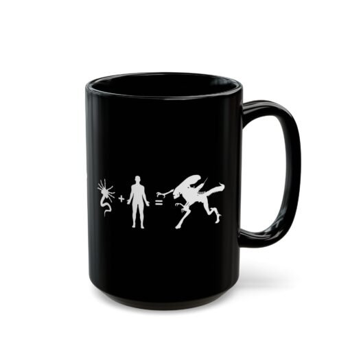 👽 Alien Equation Black Mug – Fuel Up with Xenomorph Logic - Image 11