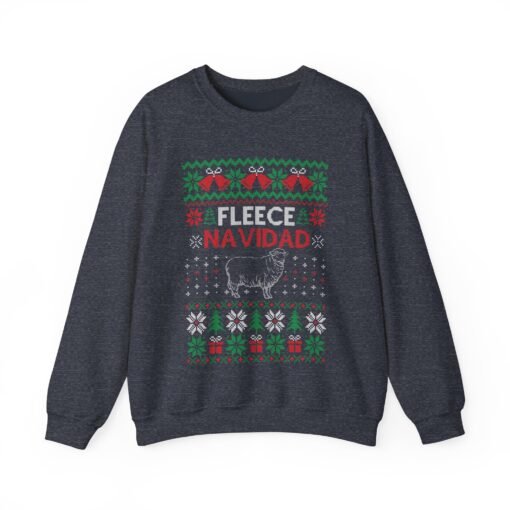 🐑🎄 Fleece Navidad Unisex Sweatshirt – Warm Wishes & Woolly Laughs - Image 17