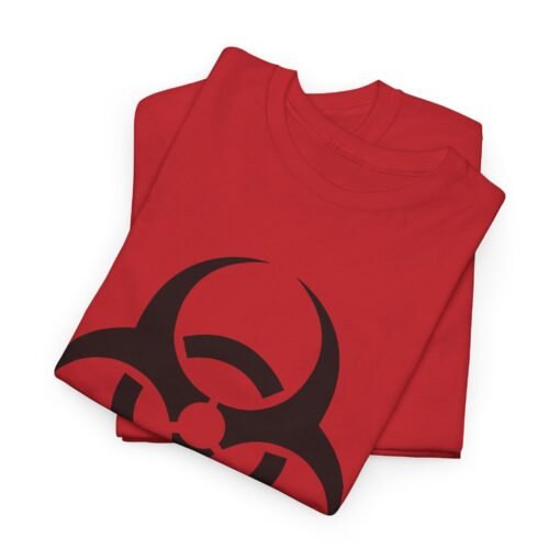 ☣️ Biohazard Symbol Unisex T-Shirt – Dangerously Cool - Image 2