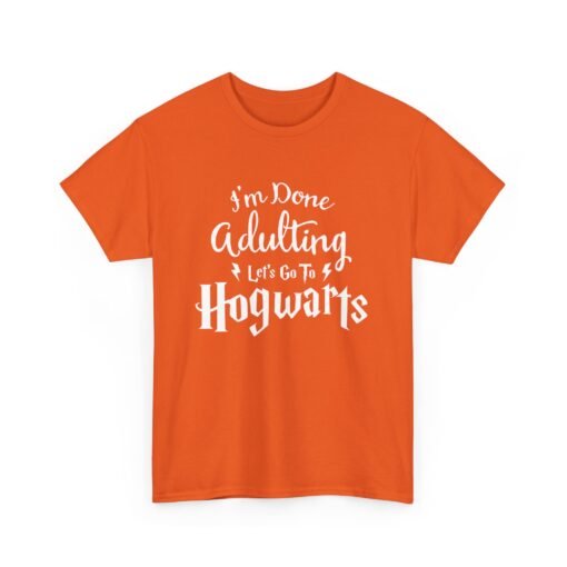 🧙‍♂️📚 I’m Done Adulting Unisex T-Shirt – Let’s Go Somewhere Magical - Image 13