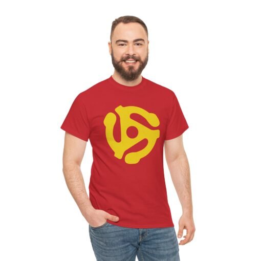 🎶🔁 45 Adapter Unisex T-Shirt – Spin It Old School - Image 5