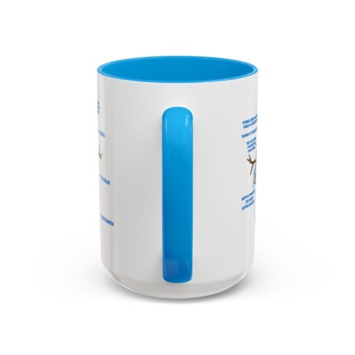 ☕ Snowman Anatomy Color Accent Mug – Sip with a Side of Snowman Science - Image 55