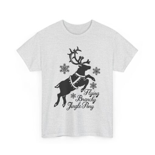 🦌✨ Flying Branchy Jingle Pony Unisex T-Shirt – Reindeer Ridiculousness at Its Finest - Image 10
