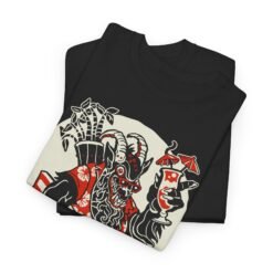 Alternative view of 🏖️ Krampus Island Unisex T-Shirt – Naughty List, Meet Paradise
