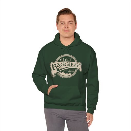 🌿 Elect Baggins for The Shire Unisex Hoodie – Cozy Gear for Campaigning Hobbits - Image 8