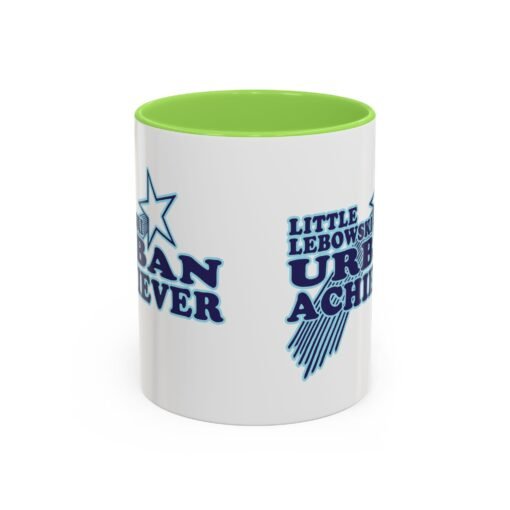 🎳 Little Lebowski Urban Achievers Accent Mug – Sip Like a True Believer - Image 25