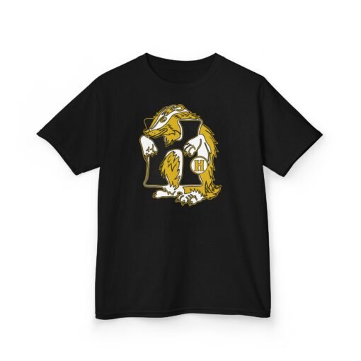 🦡💛 House of Badger Kids’ Cotton T-Shirt – Brave Hearts, Kind Souls - Image 13