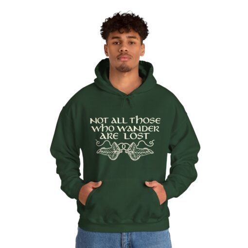 🌿 Not All Those Who Wander Are Lost Unisex Hoodie – For the True Adventurer - Image 6