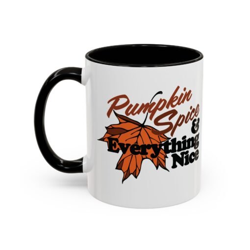 🎃☕ Pumpkin Spice & Everything Nice Accent Mug – Sip into Autumn - Image 8