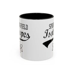 Alternative view of ⚾ Springfield Isotopes Accent Mug – Power Up Your Morning, Homer-Style