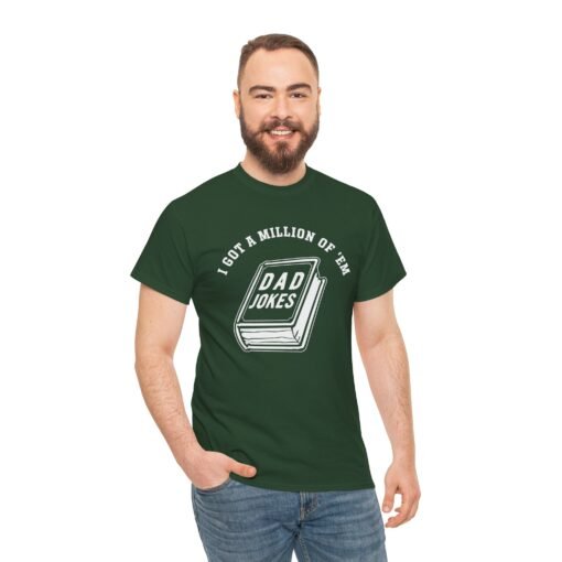 📚😄 Dad Joke Master Unisex T-Shirt – “I Got a Million of ’Em!” - Image 3