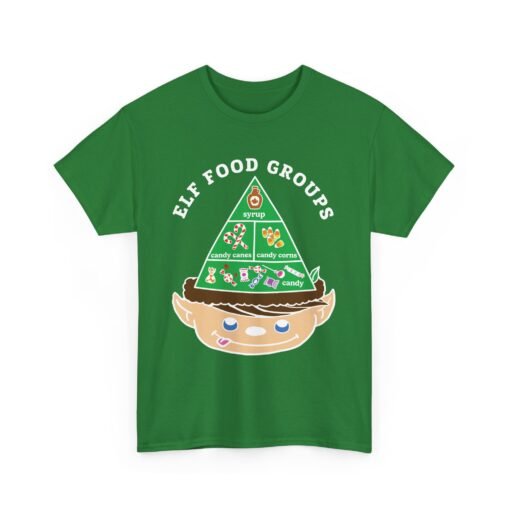 🍬 Elf Food Groups Unisex T-Shirt – Sweet Style, Straight from the North Pole - Image 10