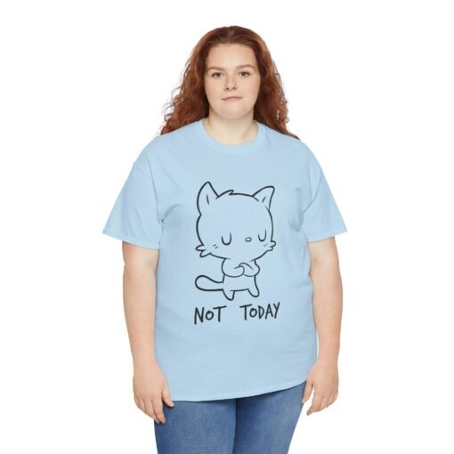 😾🛑 Not Today Unisex T-Shirt – Cattitude Activated - Image 6