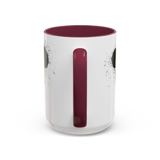 🐭☣️ Gas Mask Mouse Accent Mug – Sip with a Side of Strange - Image 75