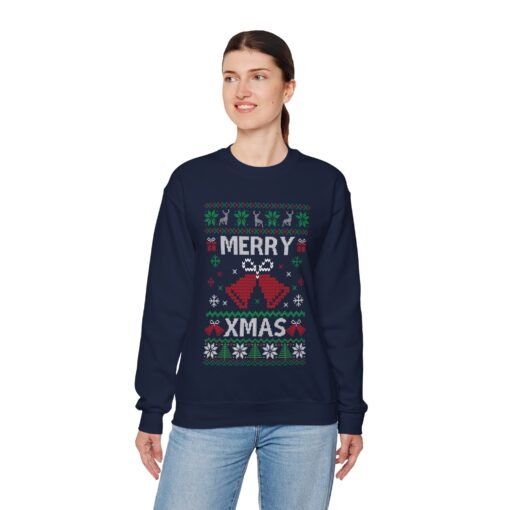 🔔🎅 Merry XMAS Unisex Sweatshirt – Ring in the Season with Style - Image 7