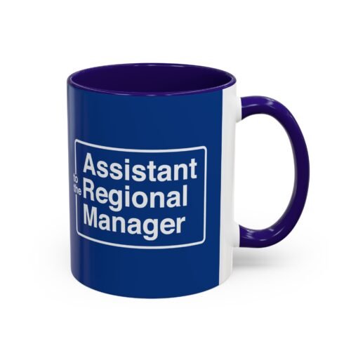 📛☕ Assistant to the Regional Manager Accent Mug – Sip Like It’s a Corporate Power Move - Image 3