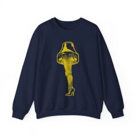 🎄🦵 Major Award Unisex Sweatshirt – Glowing Leg Lamp Glory