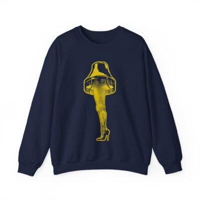 🎄🦵 Major Award Unisex Sweatshirt – Glowing Leg Lamp Glory