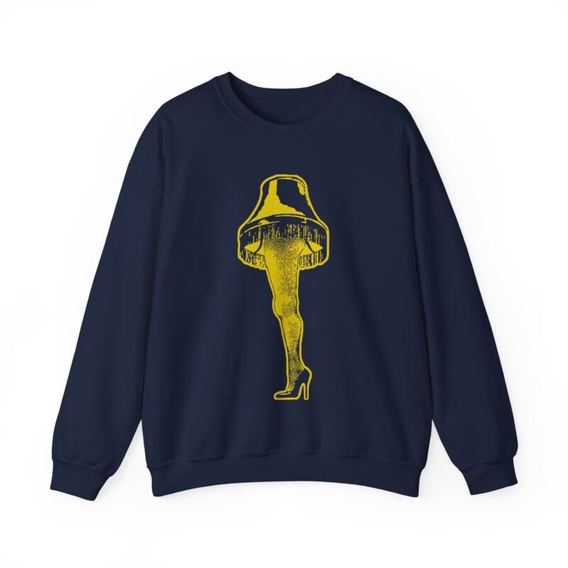 🎄🦵 Major Award Unisex Sweatshirt – Glowing Leg Lamp Glory