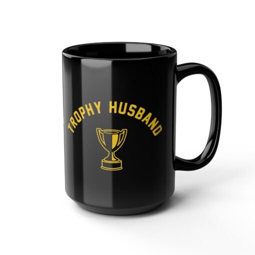 ☕🏆😎 Trophy Husband Black Mug – Sip Like a Winner - Image 12