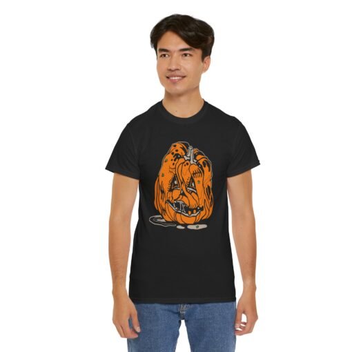 🎃💀 Rotten Jack O’Lantern Unisex T-Shirt – Decay with Style - Image 7