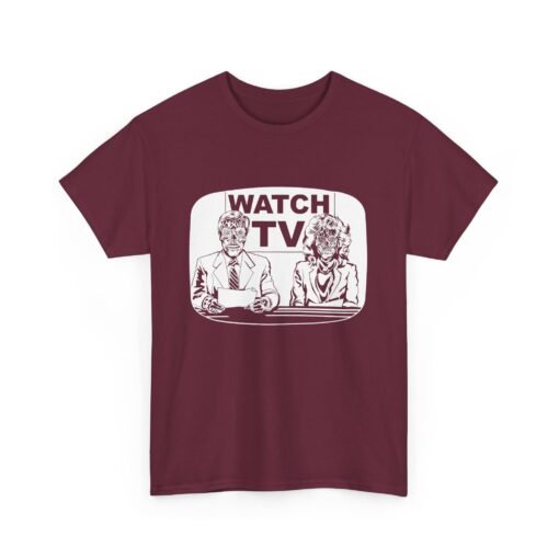 📺👽 Watch TV Unisex T-Shirt – Inspired by They Live, Powered by Paranoia - Image 10