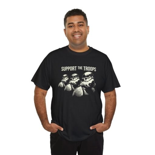 👕 Support the Troops Unisex T-Shirt – A Galactic Twist on Classic Camaraderie - Image 6