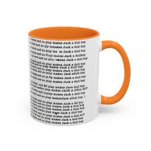 ☕ All Work and No Play Color Accent Mug – A Sip of Madness - Image 18