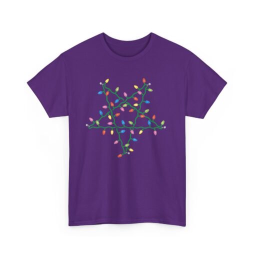 🔮 Holiday Pentagram Unisex T-Shirt – Festive with a Twist of Mischief - Image 19
