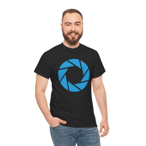 🧪🔷 Aperture Science Unisex T-Shirt – For the Love of Testing - Image 4